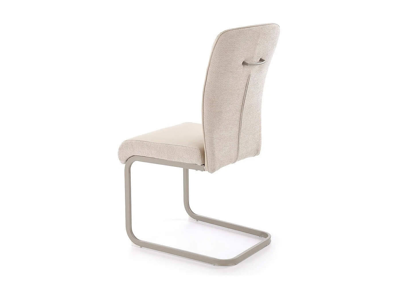 Stuhl K584/Stoff&Kunstleder/Beige