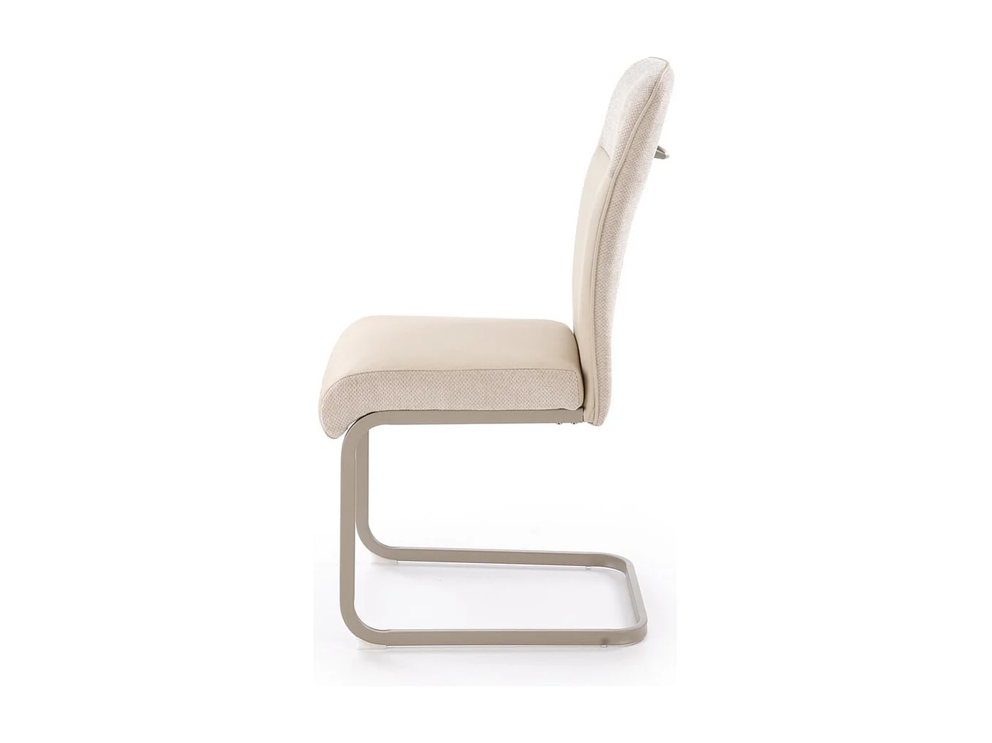 Stuhl K584/Stoff&Kunstleder/Beige