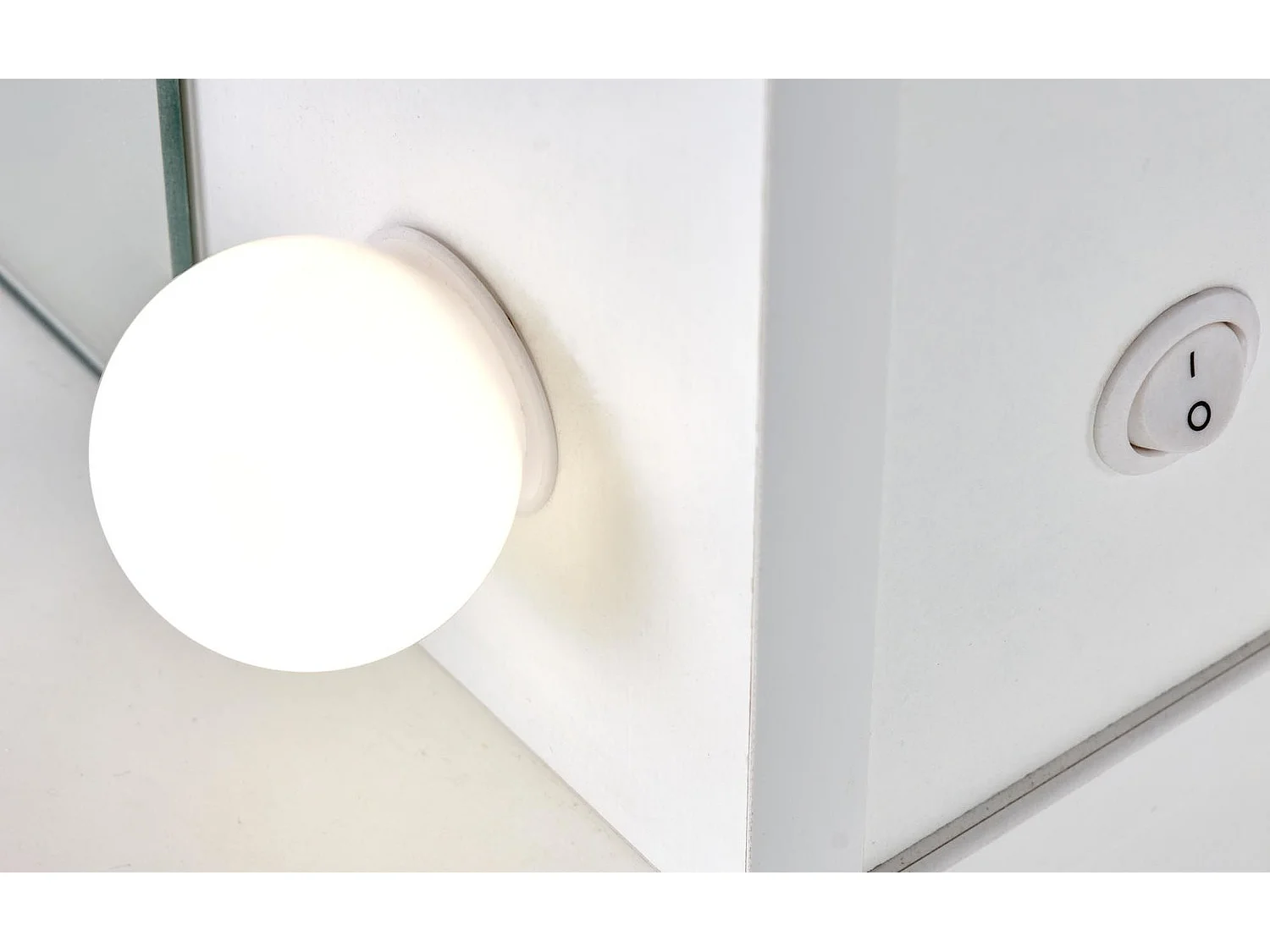 Schminktisch Hollywood/LED/Weiss