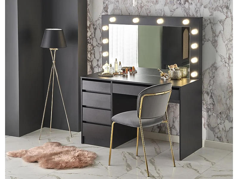 Toeletta Hollywood/LED/Nero