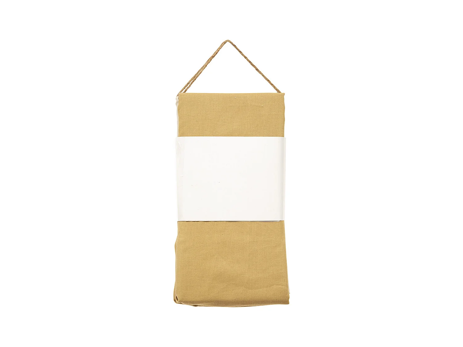 Lot de 2 Draps Housse Bébé "Uni" 60x120cm Ocre
