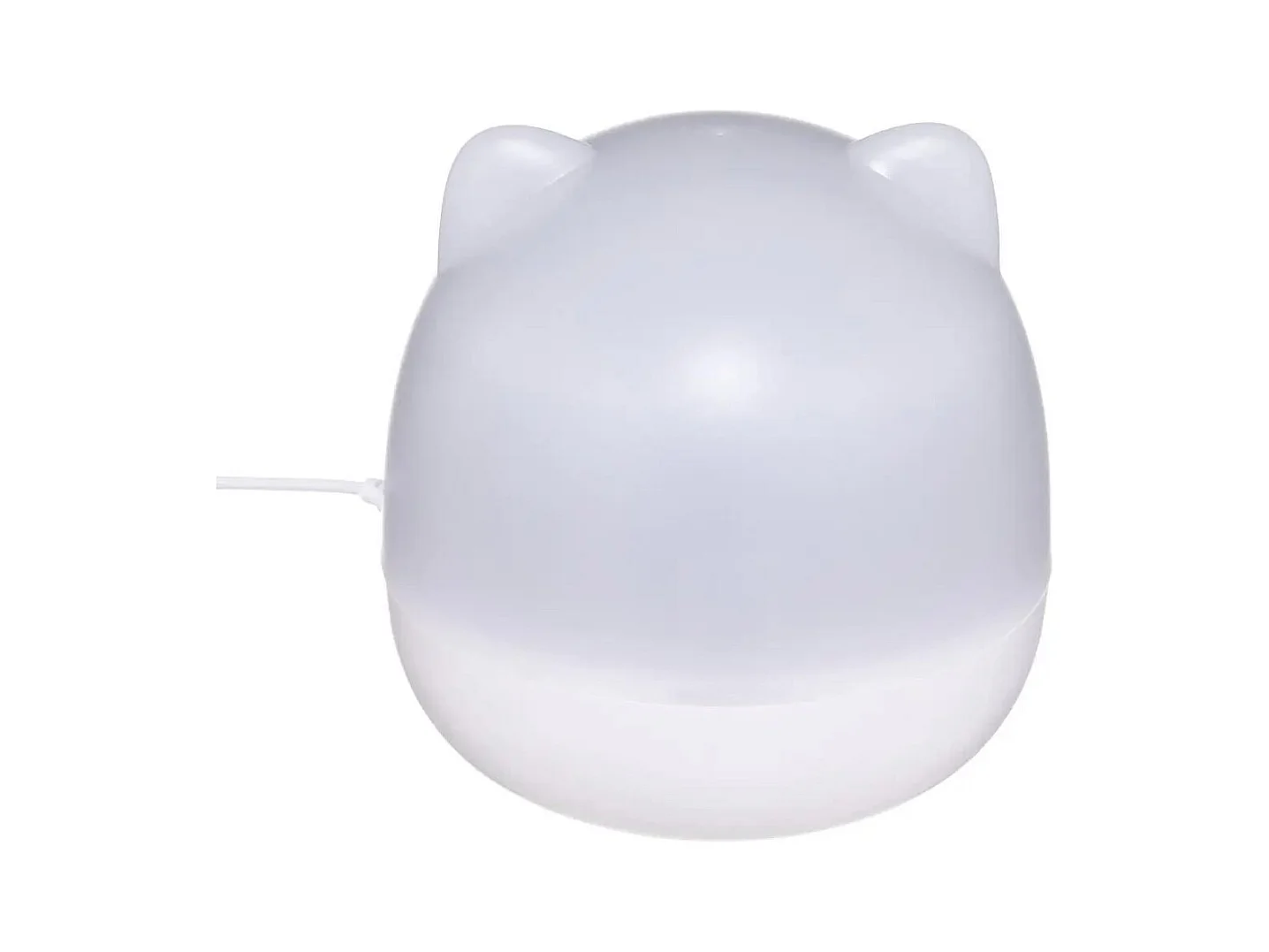 Veilleuse Rotative Enfant "Chat" 12cm Blanc