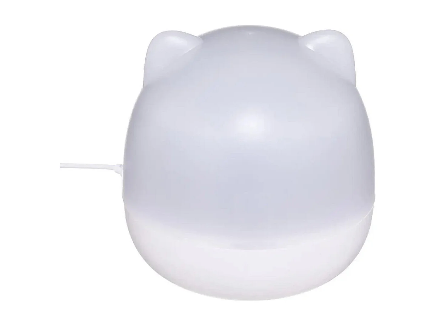 Veilleuse Rotative Enfant "Chat" 12cm Blanc