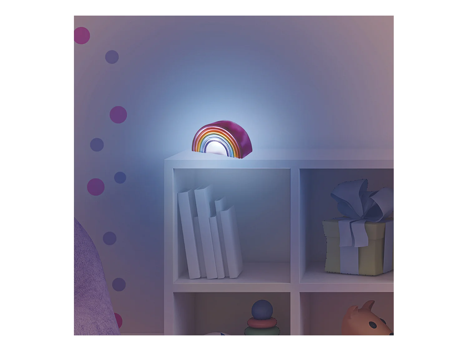 Veilleuse Arc En Ciel 7x4x14cm Multicolore