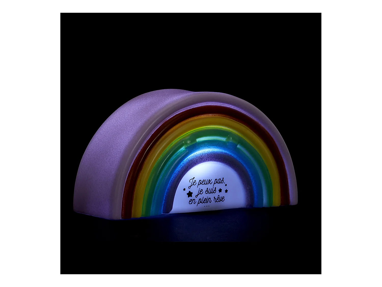 Veilleuse Arc En Ciel 7x4x14cm Multicolore