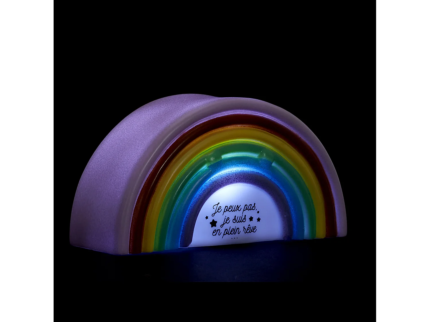 Veilleuse Arc En Ciel 7x4x14cm Multicolore