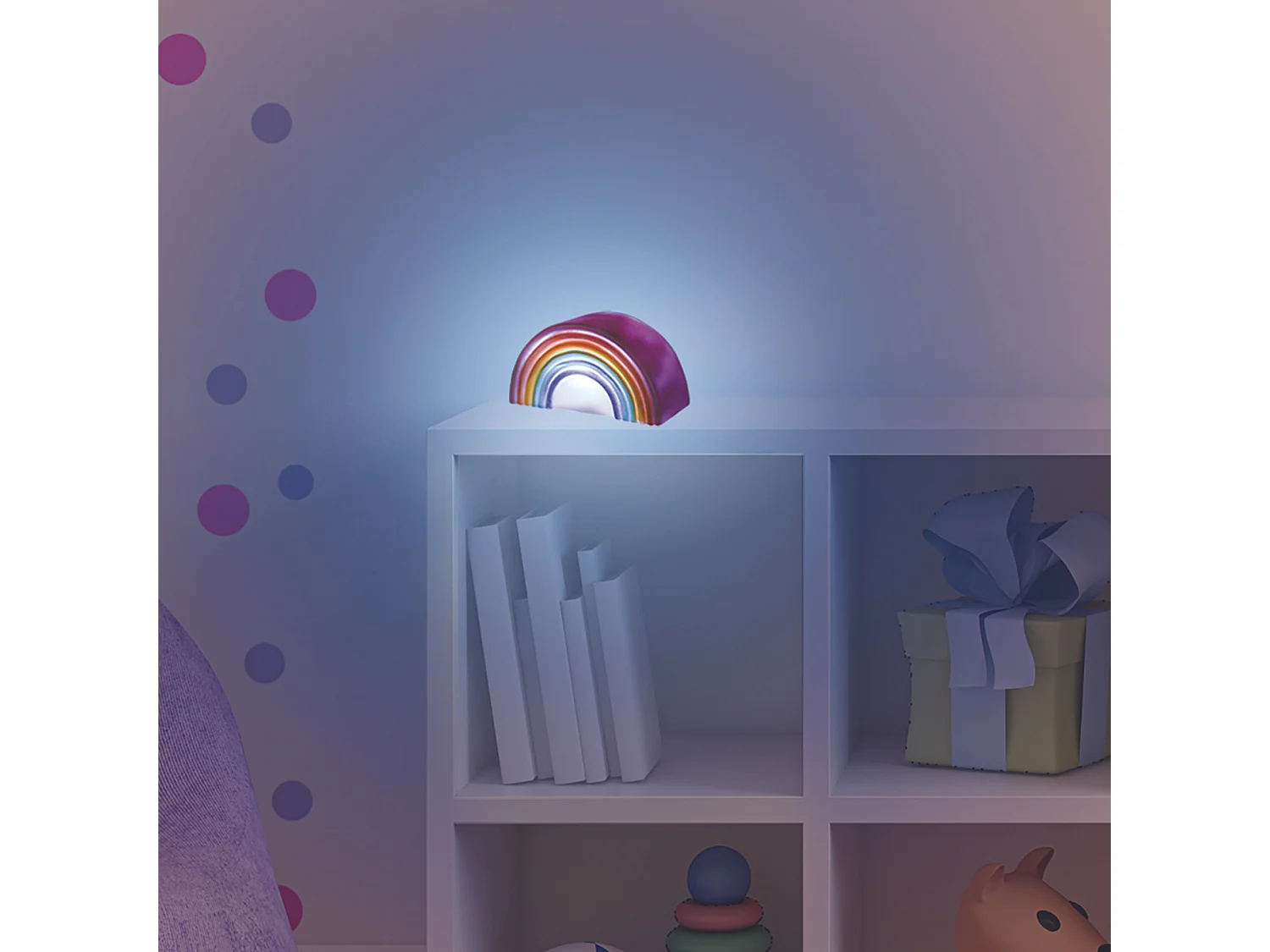 Veilleuse Arc En Ciel 7x4x14cm Multicolore