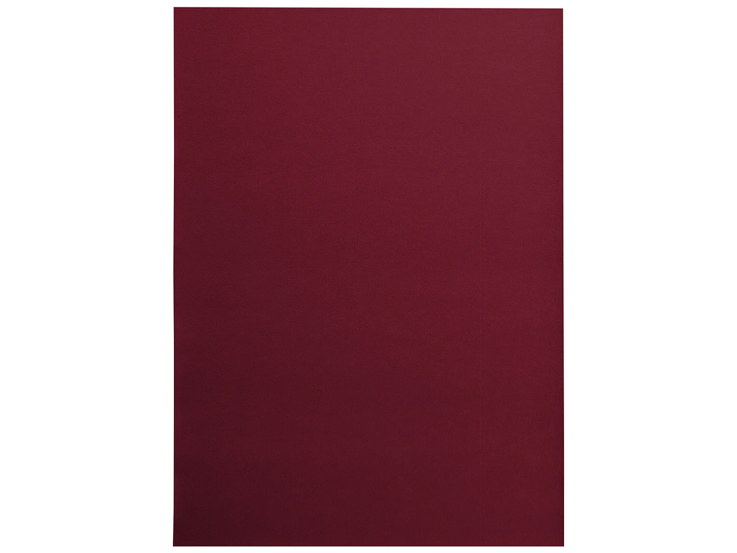 Tapijt met rubber bekleed RUMBA 1375 éénkleurig kersen kleur 130x200 cm