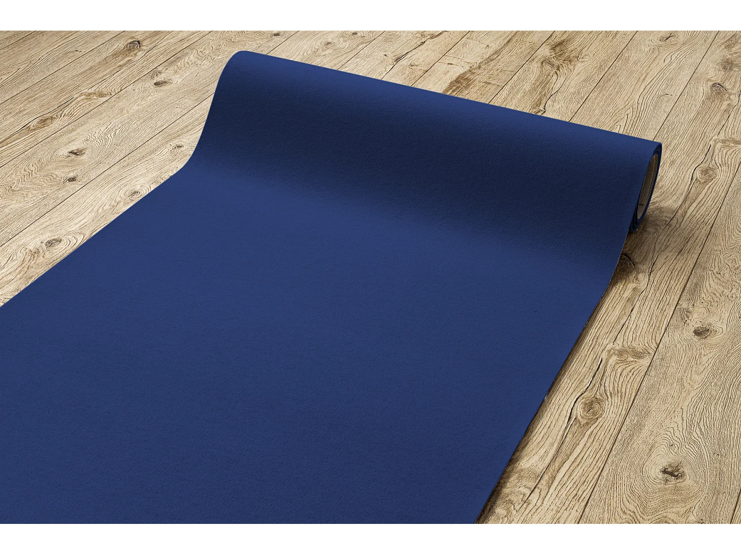 Tapis ANTIDÉRAPANT RUMBA 1380 couleur unique saphir 150x200 cm