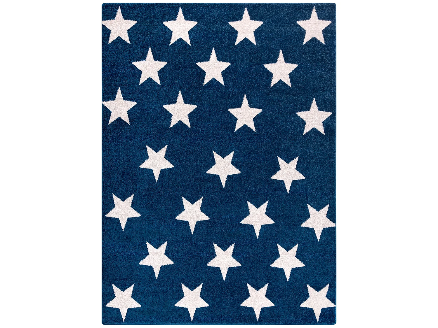 Tapis SKETCH - FA68 bleu et blanc - Petites étoiles Étoiles 240x330 cm