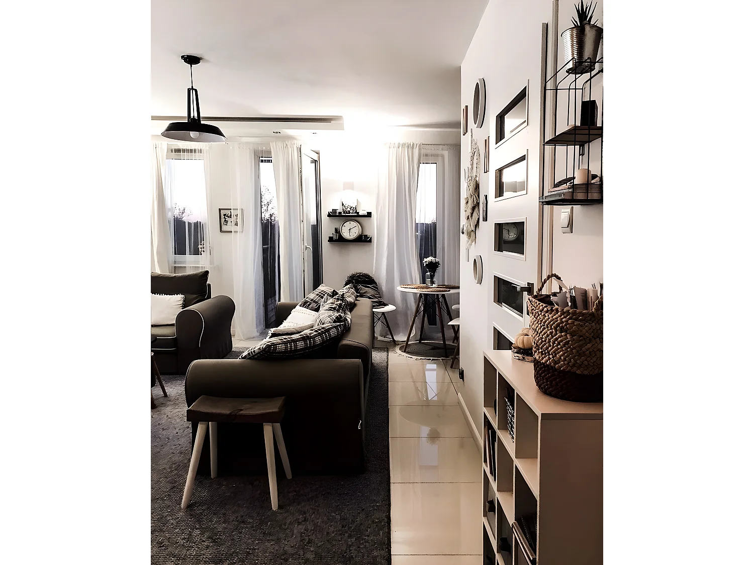 TAPIJT - Vloerbekleding CASABLANCA grijskleuring 100x300 cm