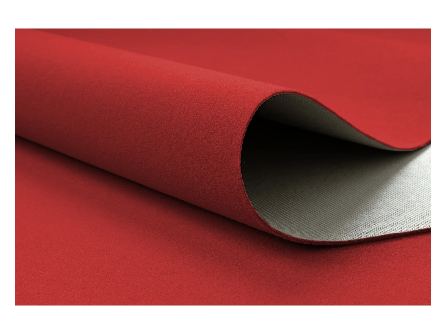 Tapijt met rubber bekleed RUMBA 1974 éénkleurig bordeauxrood, rood 200x350 cm