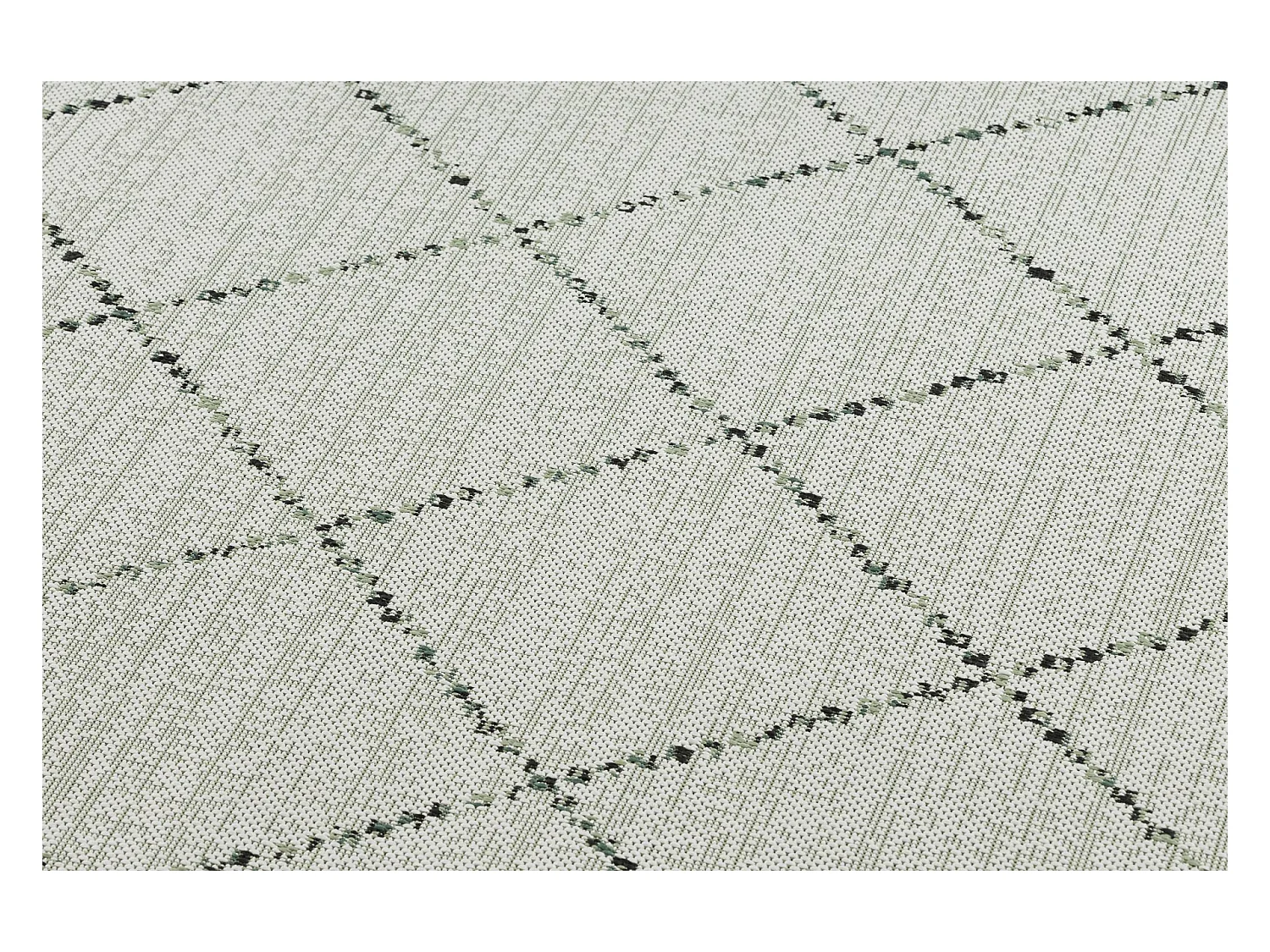 Tapis EN CORDE SIZAL COLOR 19436/062 Losanges Carrés Beige 160x230 cm