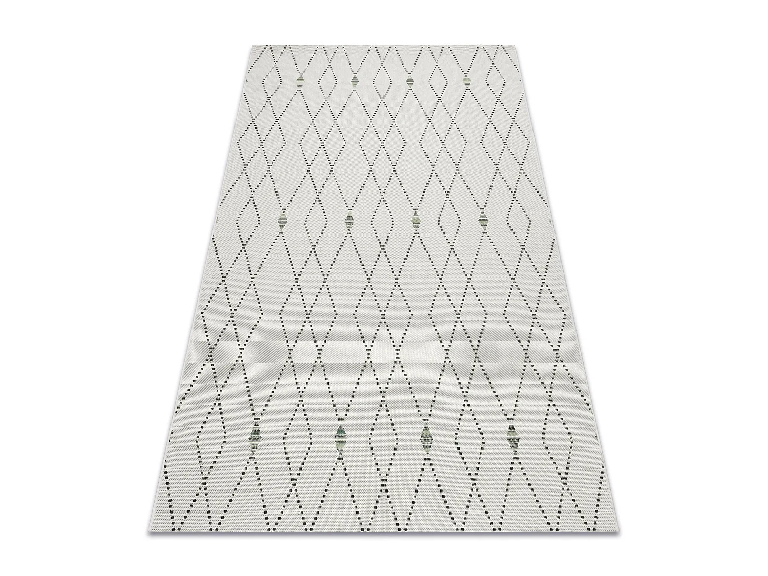 Sisal tapijt SISAL COLOR 19443/062 Ruit crèmeekleuring 160x230 cm