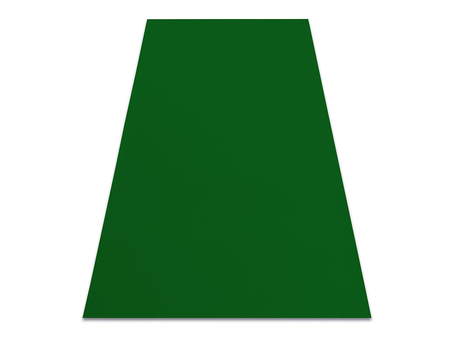 Tapis ANTIDÉRAPANT RUMBA 1967 couleur unique verte 150x200 cm