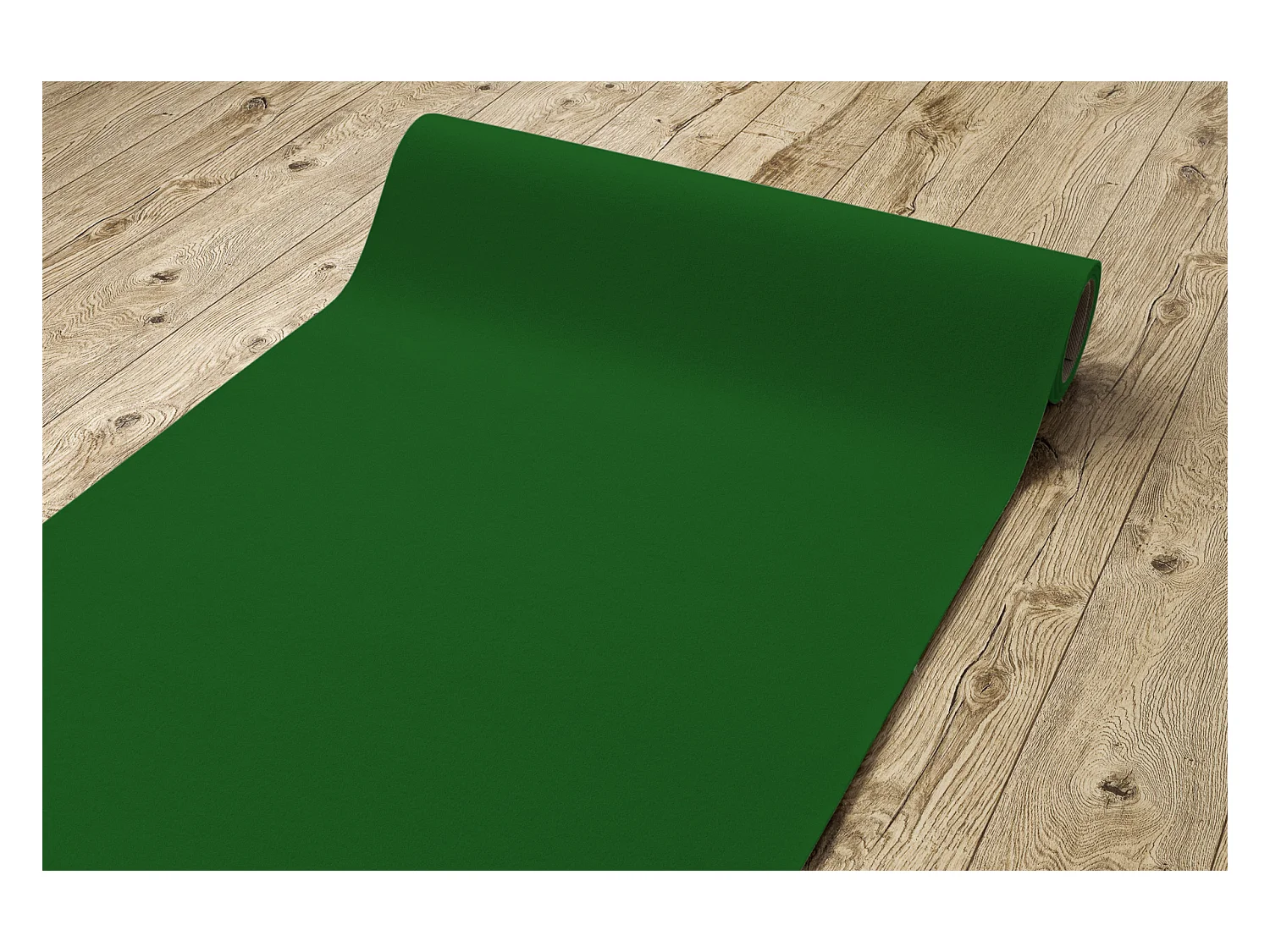 Tapijt met rubber bekleed RUMBA 1967 éénkleurig groen 150x200 cm