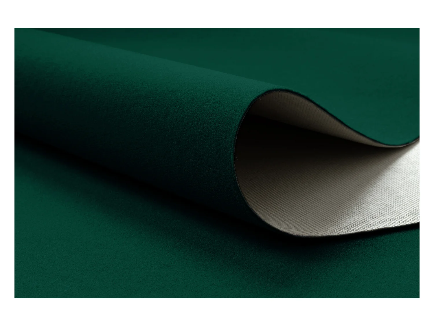 Tappeto SPESSA GOMMATA RUMBA 1970 colore unico verde bottiglia 200x250 cm