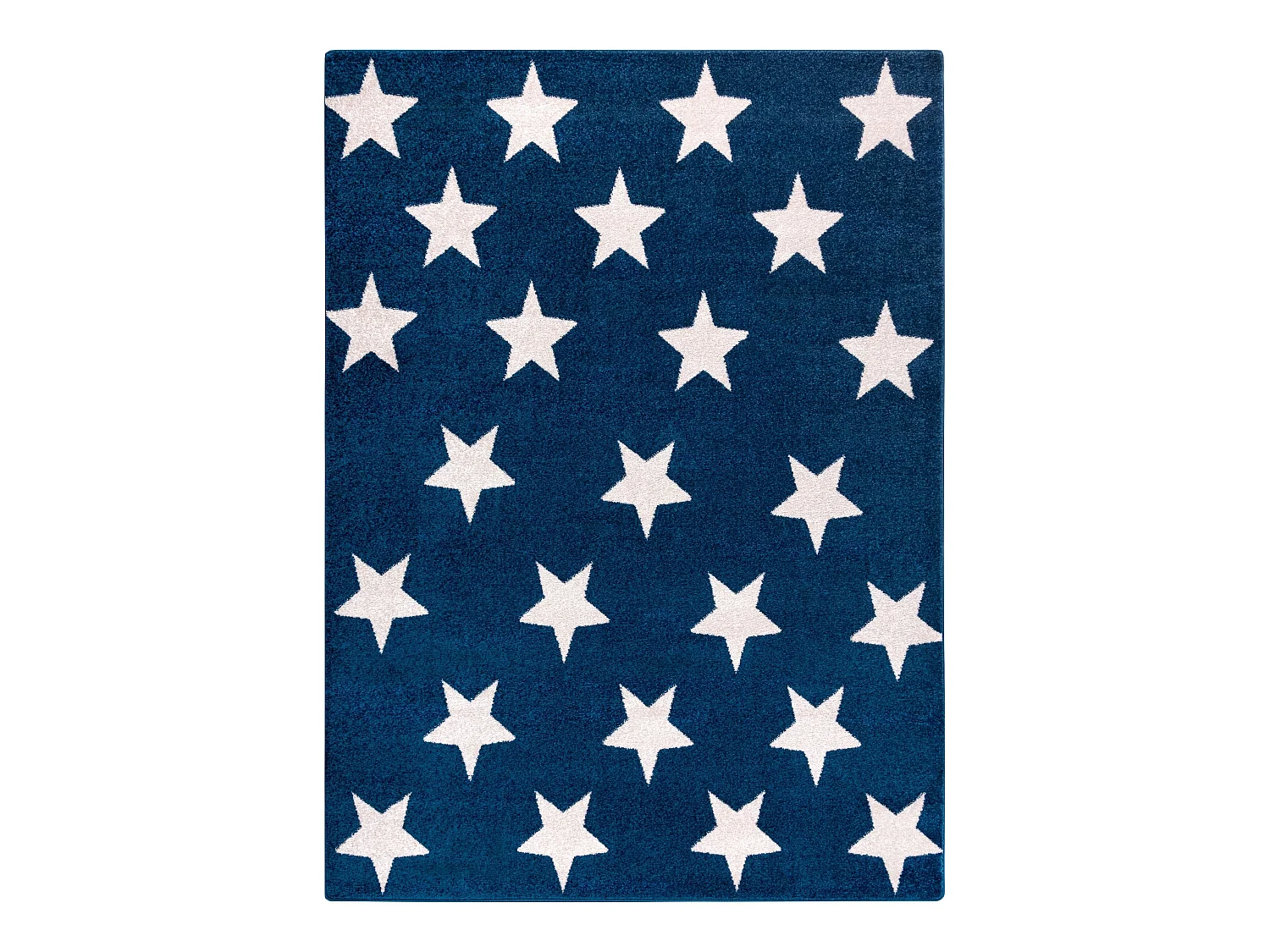 Tapijt SKETCH - FA68 blauw/wit - Sterren 180x270 cm