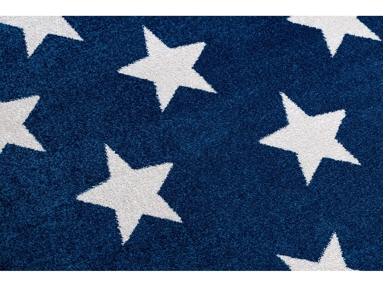 Tapis SKETCH - FA68 bleu et blanc - Petites étoiles Étoiles 180x270 cm