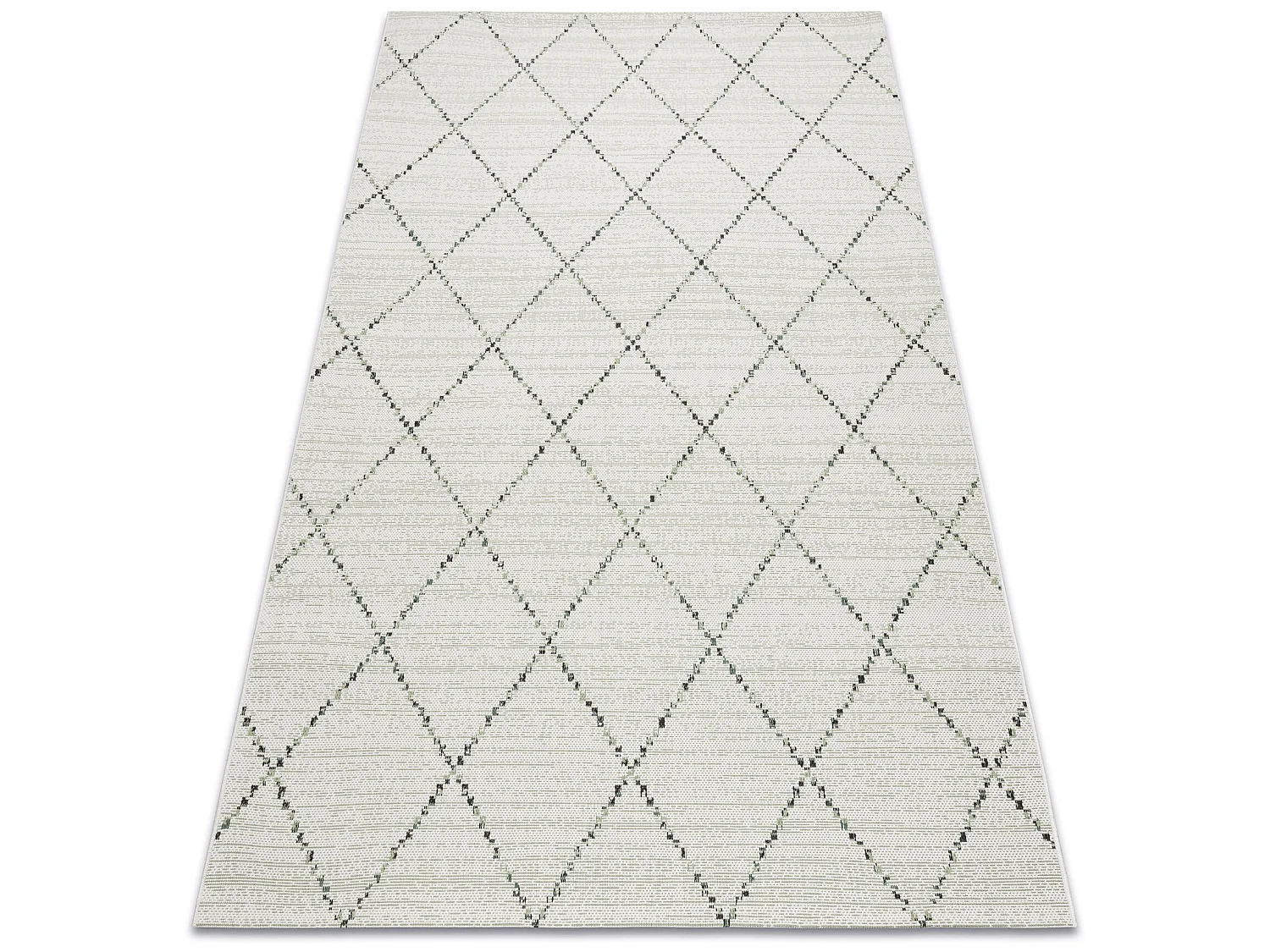 Sisal tapijt SISAL COLOR 19436/062 Ruit Vierho beige kleuring 120x170 cm