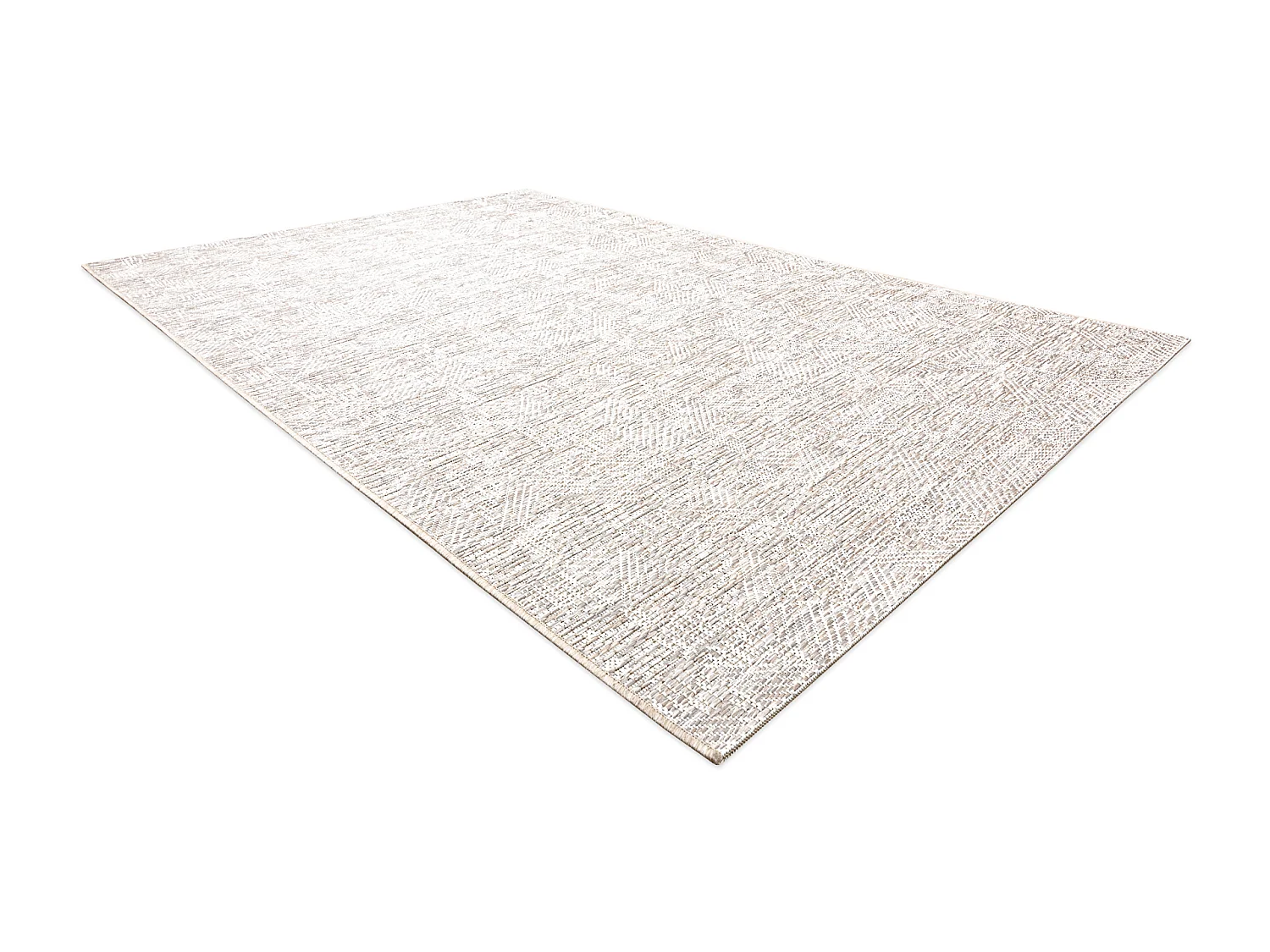 Tapijt Sisal SISAL COLOR 47373560 Doolhof beige  200x290 cm