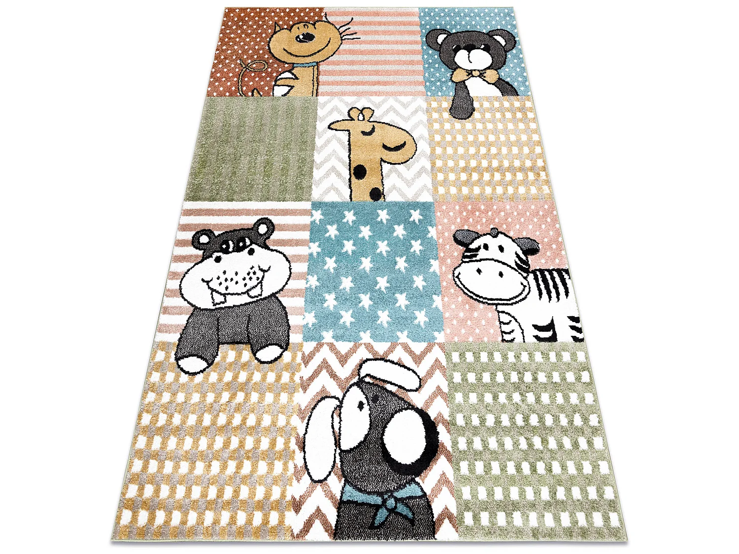 Tapijt FUN Pets voor kinderen, dieren multi 200x290 cm