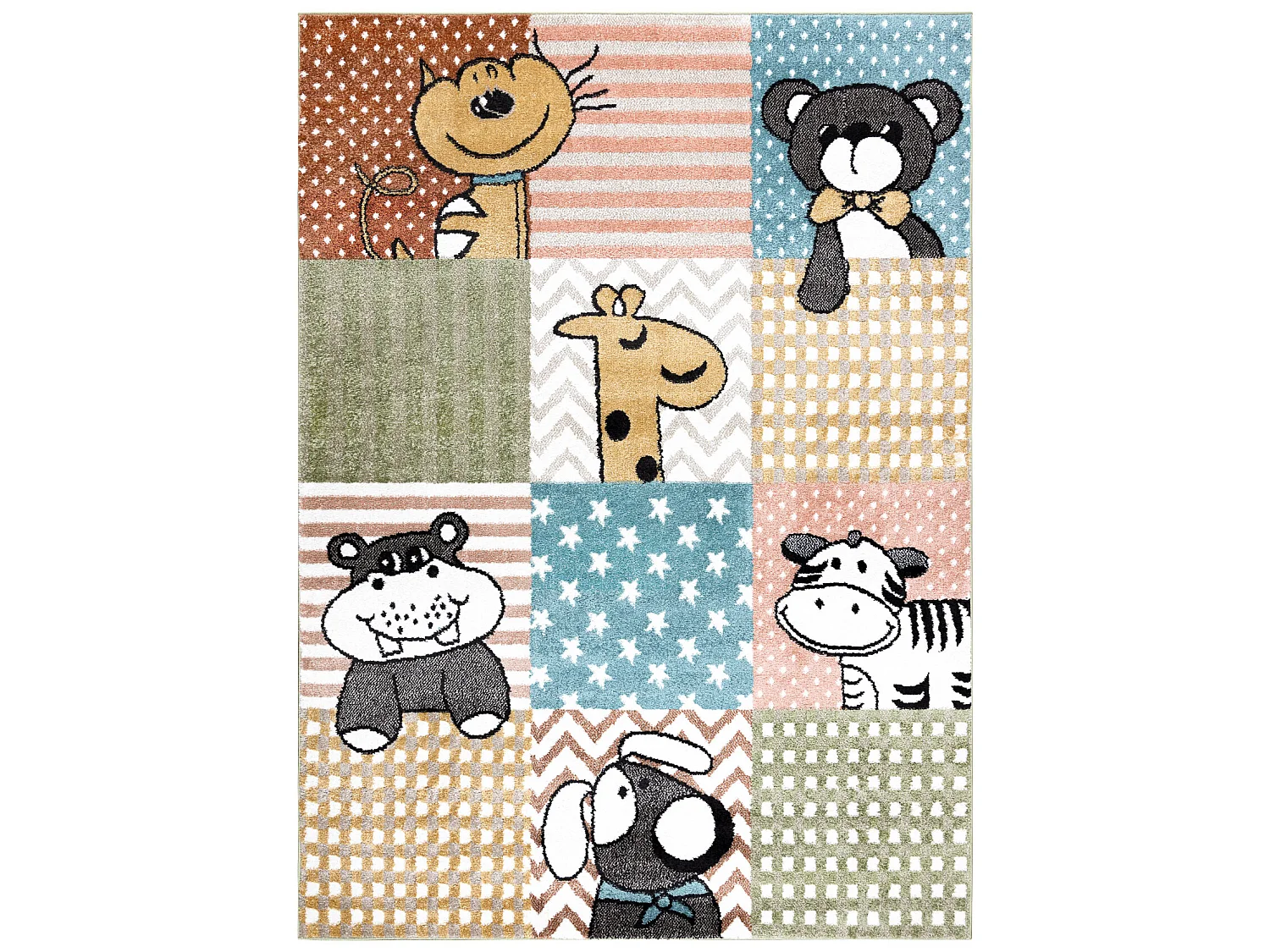 Tapijt FUN Pets voor kinderen, dieren multi 200x290 cm