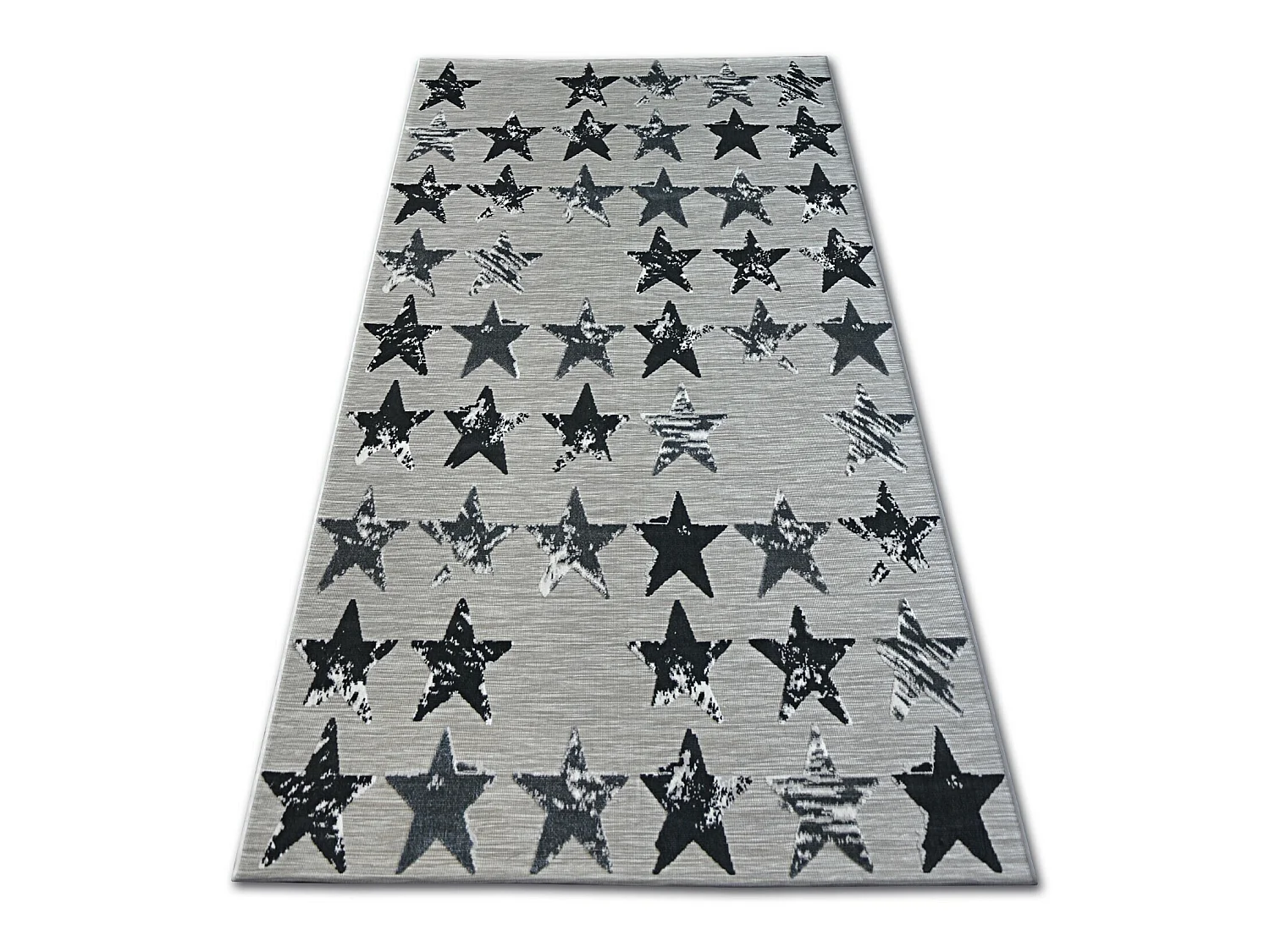 Tapis LISBOA 27219/956 Étoiles Petites étoiles Noir 200x290 cm