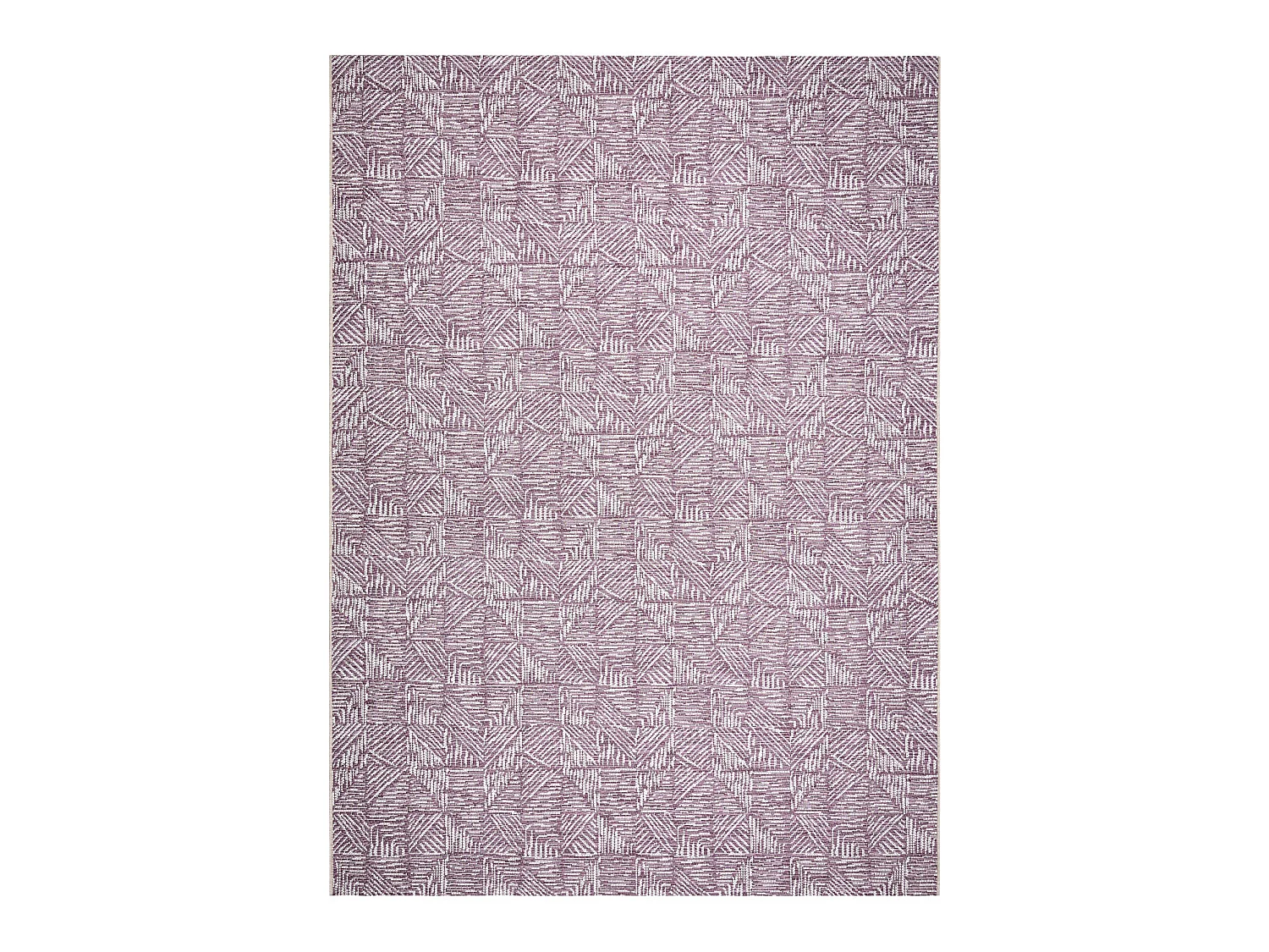 Sisal tapijt SISAL COLOR 47373260 Lijnen, driehoeken, spar - pruim / b 120x170 cm