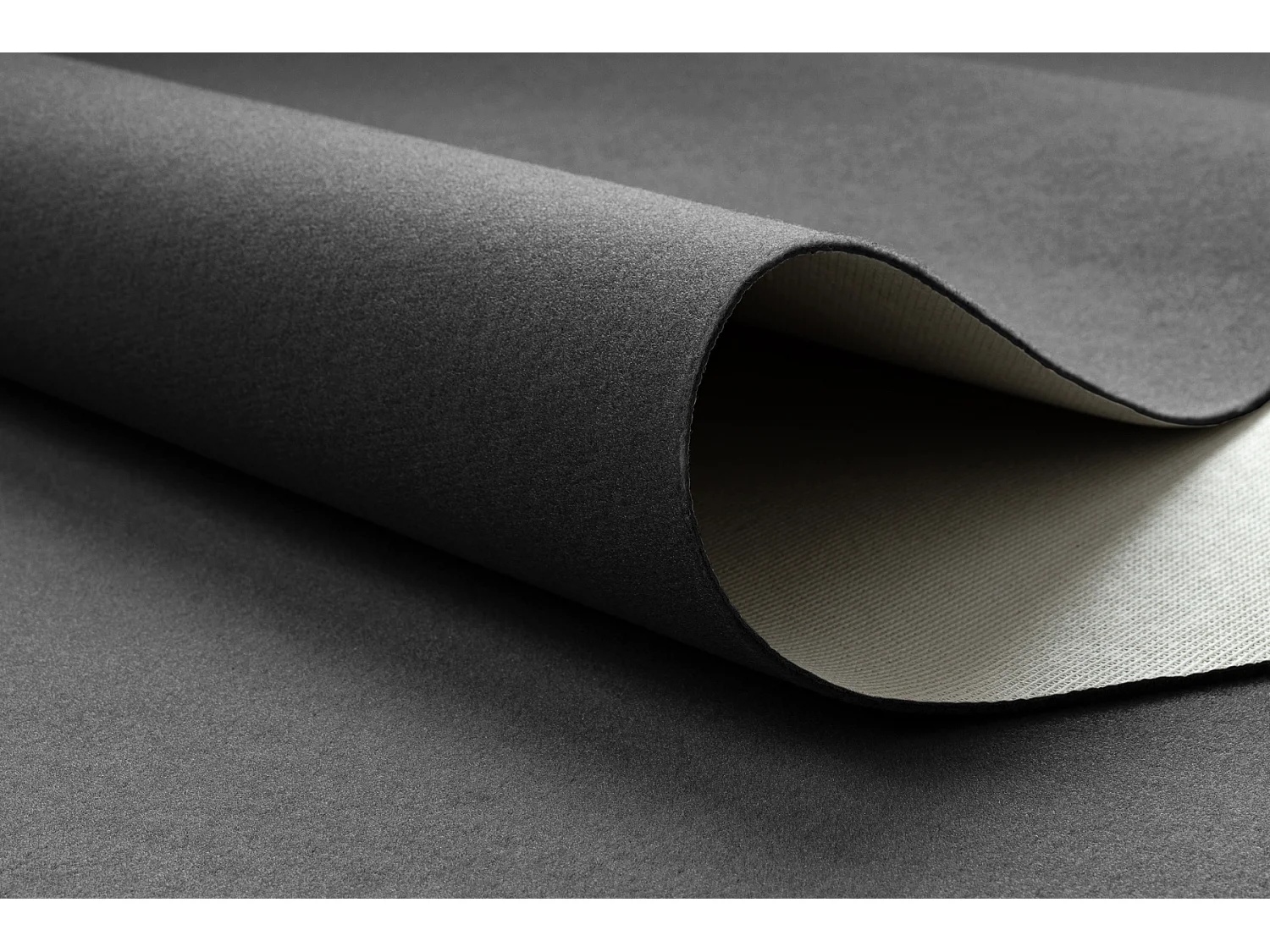 Tapis ANTIDÉRAPANT RUMBA 1897 couleur unique gris foncé 200x400 cm