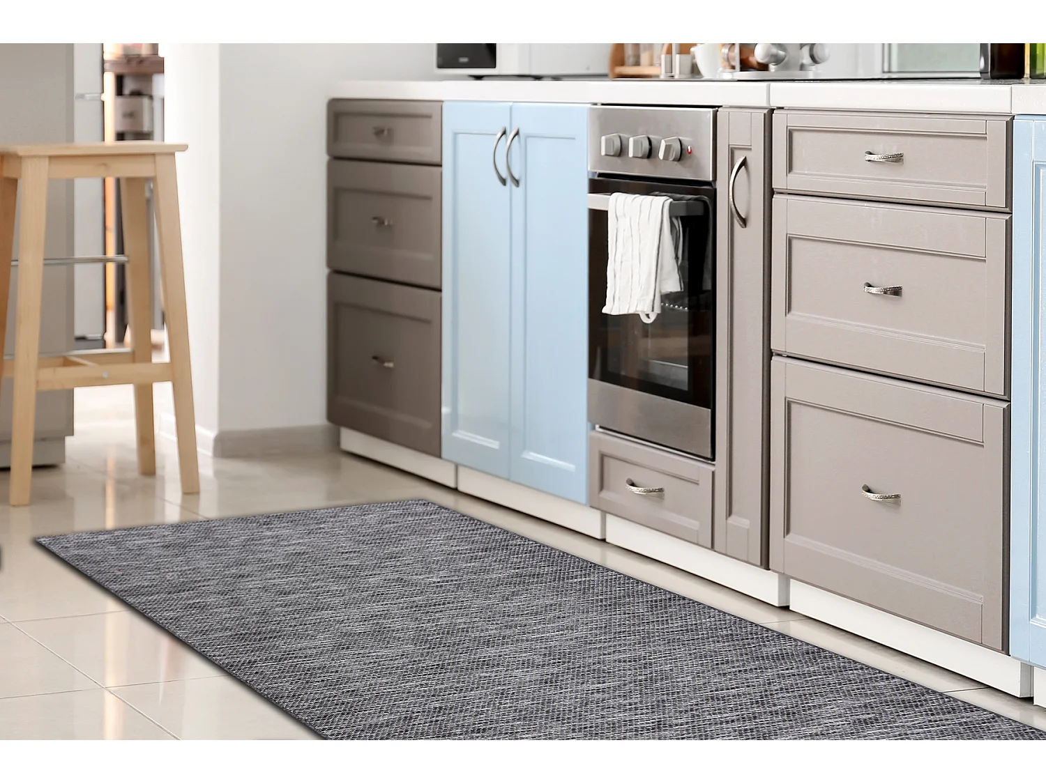 Tapijt Sisal SISAL COLOR 47202900 grijskleuring / zilver 120x170 cm