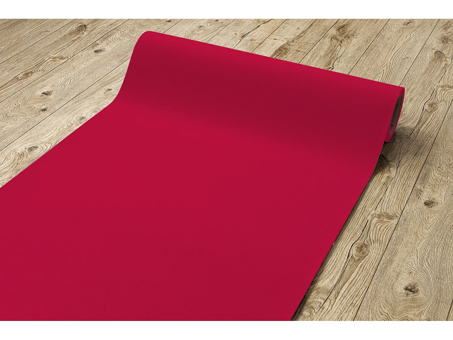 Tapis ANTIDÉRAPANT RUMBA 1805 couleur unique rose 200x500 cm
