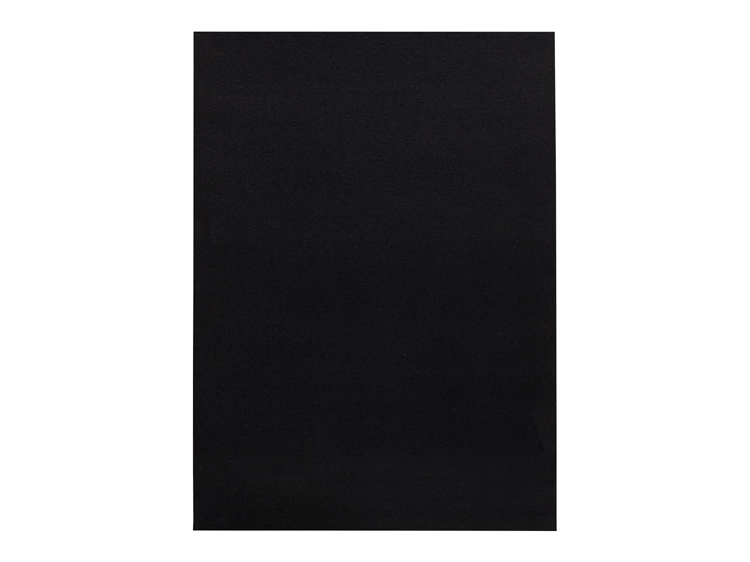 Tapijt met rubber bekleed RUMBA éénkleurig zwart 120x300 cm