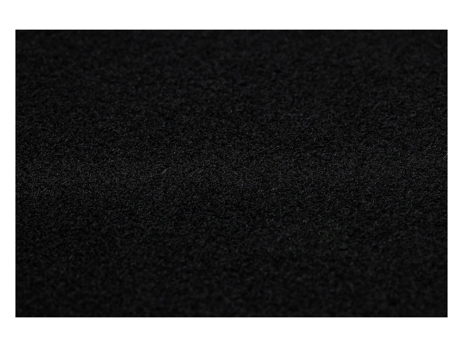 Tapijt met rubber bekleed RUMBA éénkleurig zwart 120x300 cm