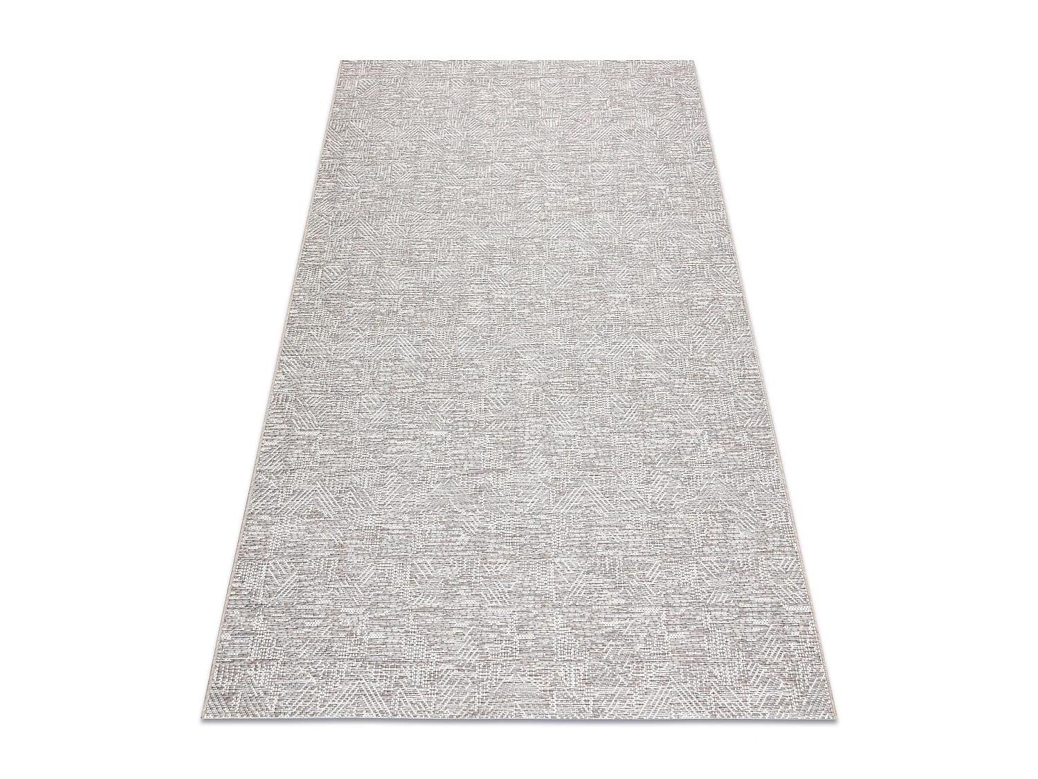 Tapijt Sisal SISAL COLOR 47373560 Doolhof beige  160x230 cm