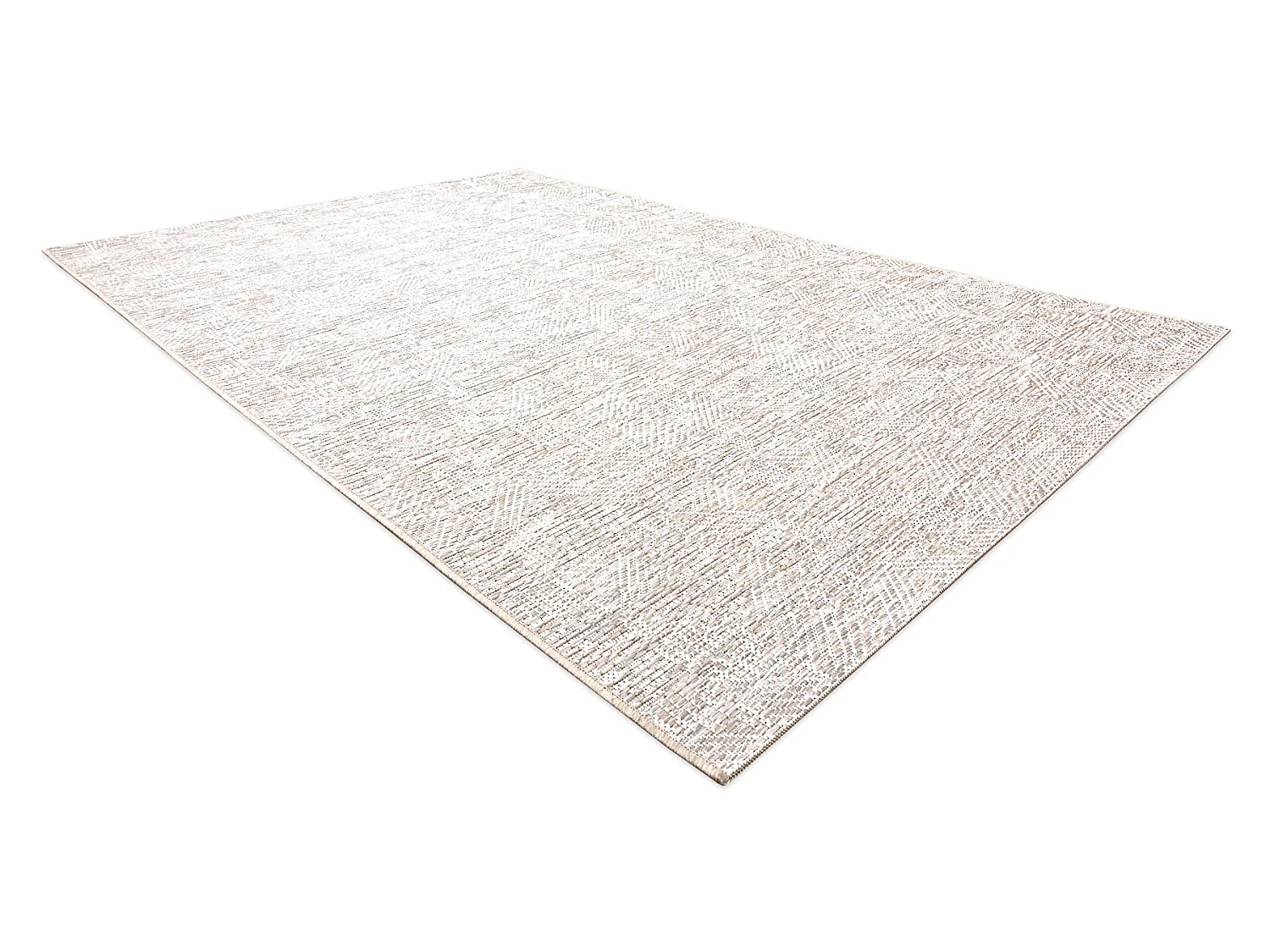 Tapijt Sisal SISAL COLOR 47373560 Doolhof beige  160x230 cm