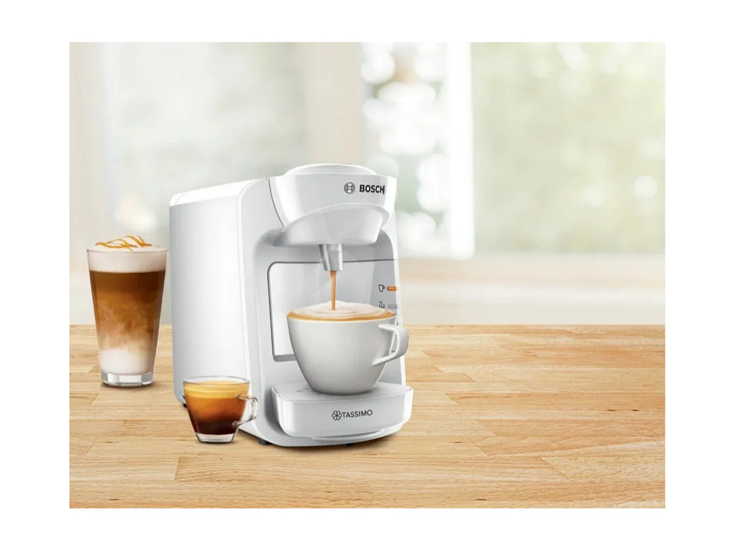 BOSCH TAS3104 Machine a café TASSIMO SUNY White Edition