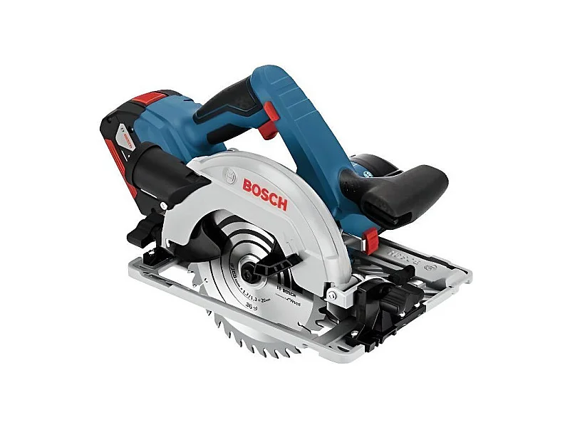 Scie circulaire sans-fil BOSCH PROFESSIONAL GKS 18V-57 G 2 batteries 4.0Ah, chargeur GAL 18V-40 et L-Case