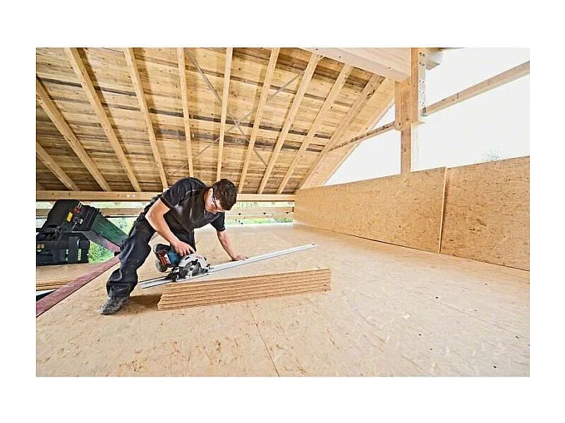 Scie circulaire sans-fil BOSCH PROFESSIONAL GKS 18V-57 G 2 batteries 4.0Ah, chargeur GAL 18V-40 et L-Case