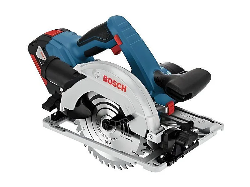 Scie circulaire sans-fil BOSCH PROFESSIONAL GKS 18V-57 G 2 batteries 4.0Ah, chargeur GAL 18V-40 et L-Case