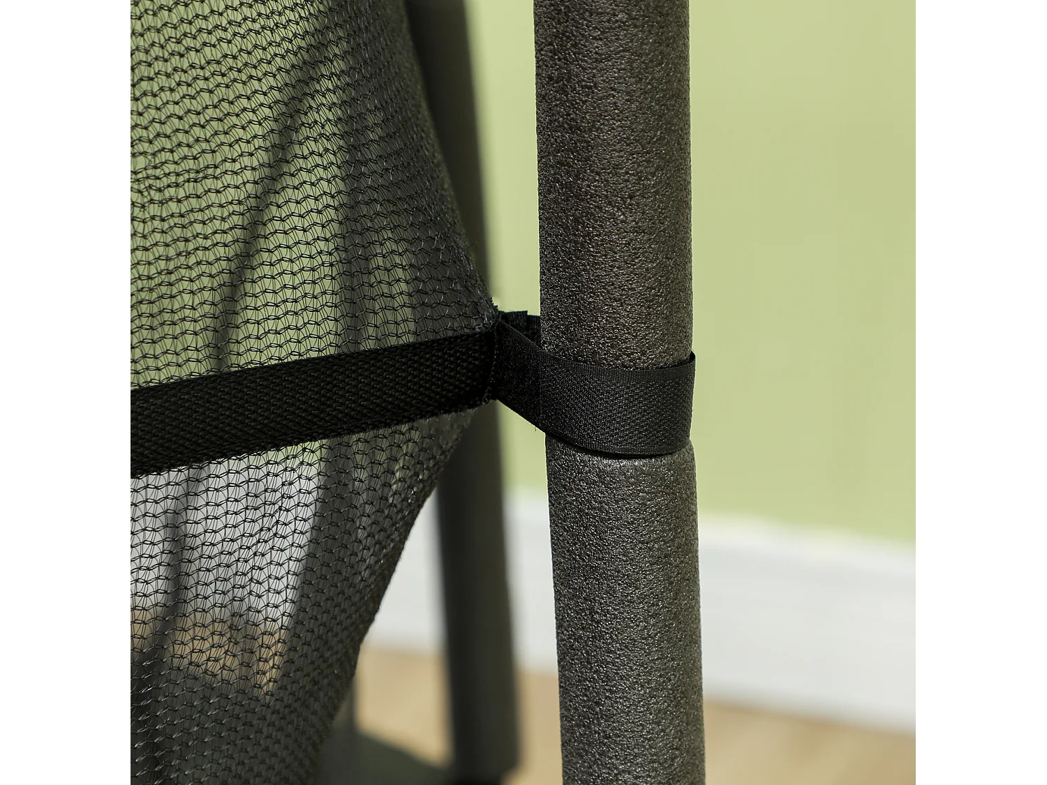 Tappeto elastico per bambini 3-10 anni e rete di sicurezza ø140cm nero