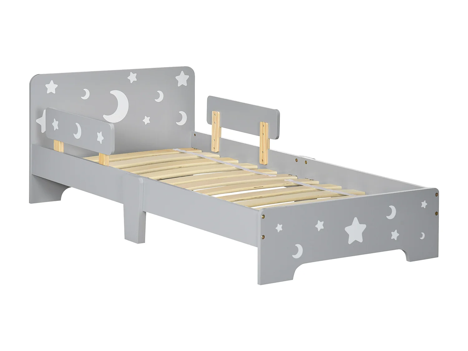 Letto per bambini 3-6 anni con pannelli di mdf e truciolato