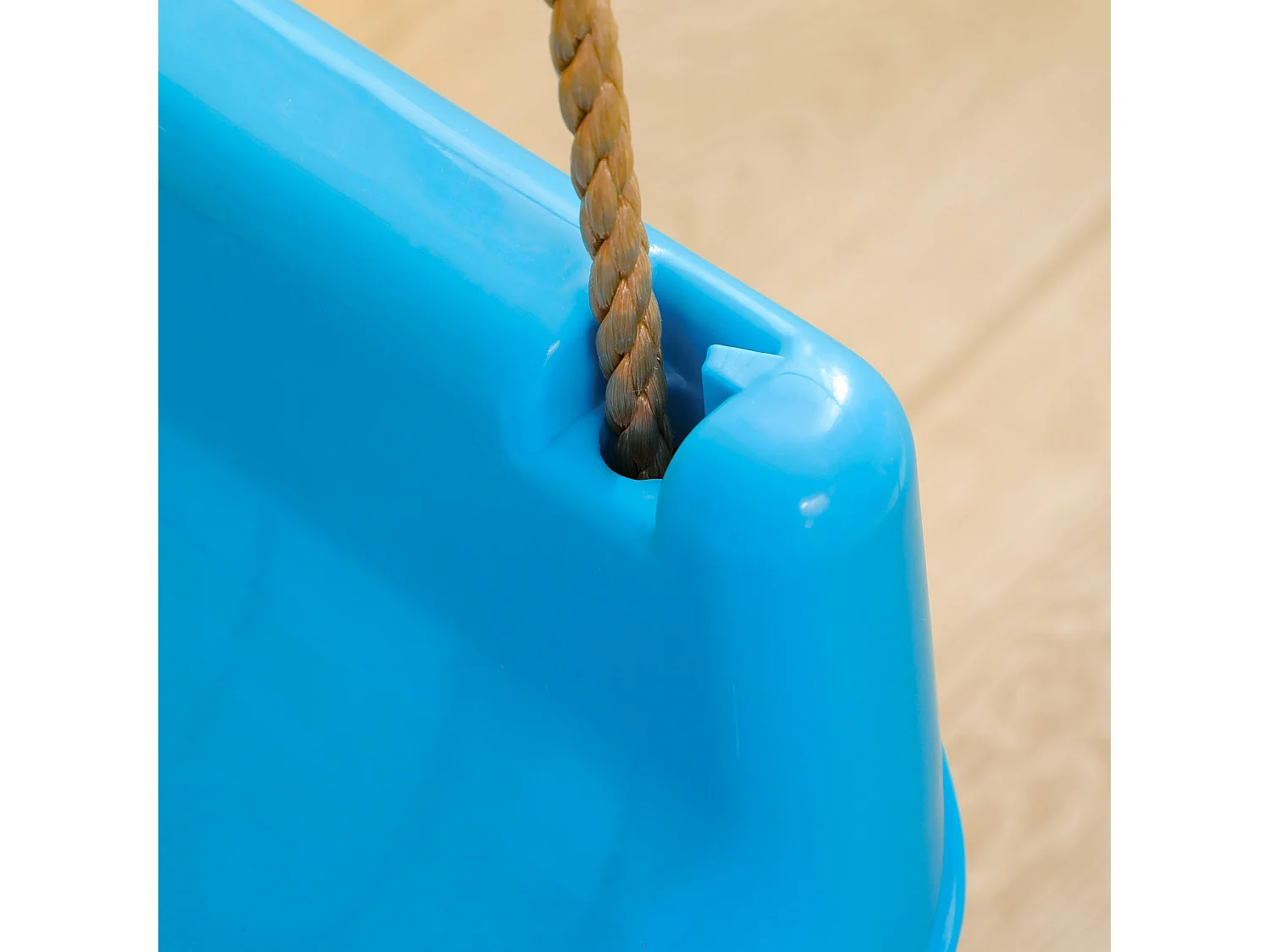 Altalena per bambini 3 in 1 con cintura e corda regolabile blu