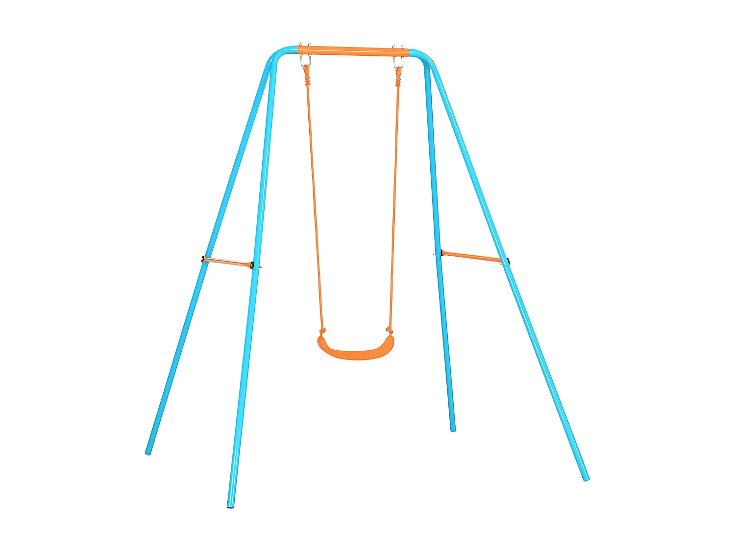 Altalena da giardino in acciaio e pe per bambini 3-8 anni
