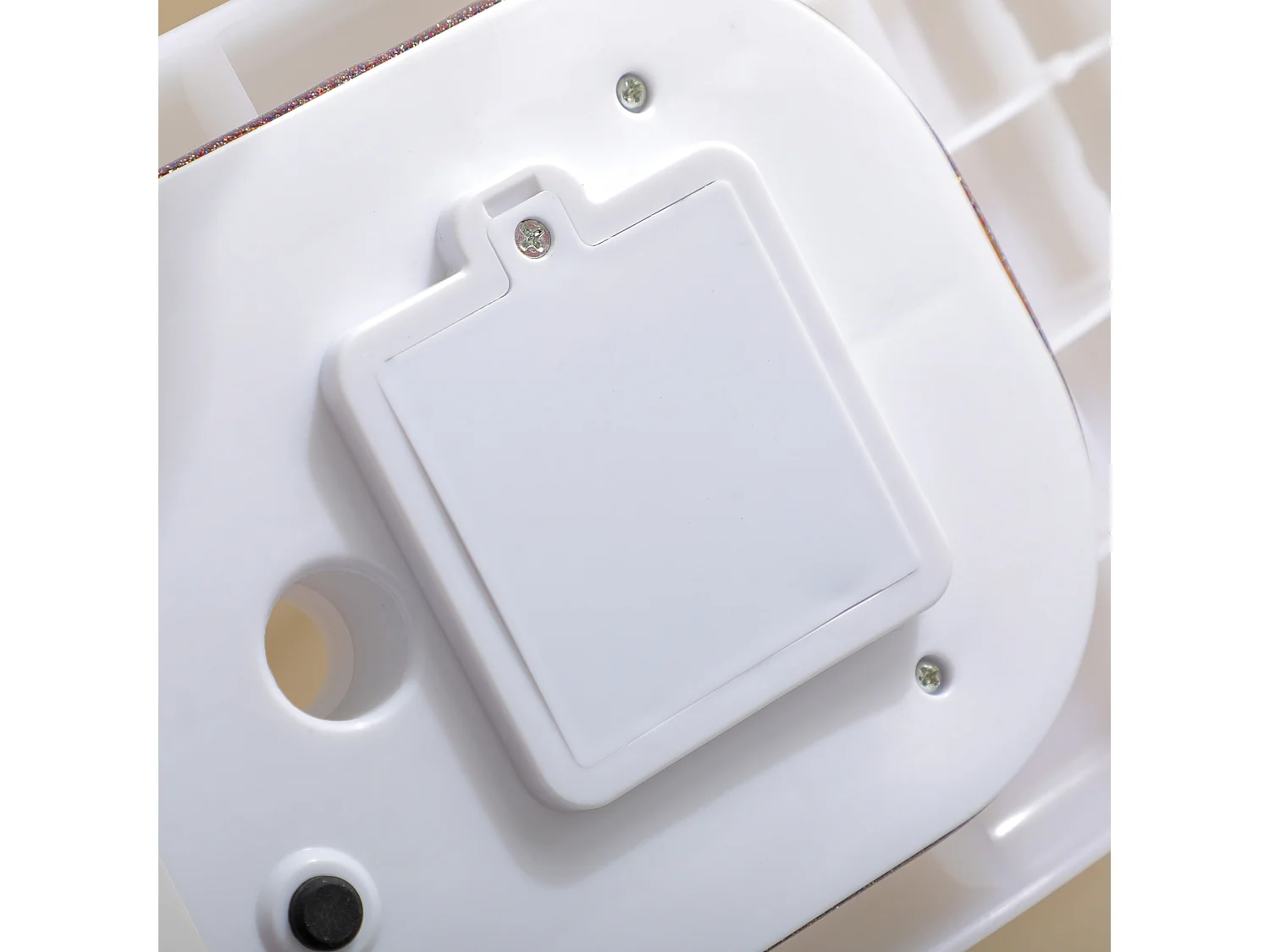 Altalena per bambini bianca con luci led e corda regolabile