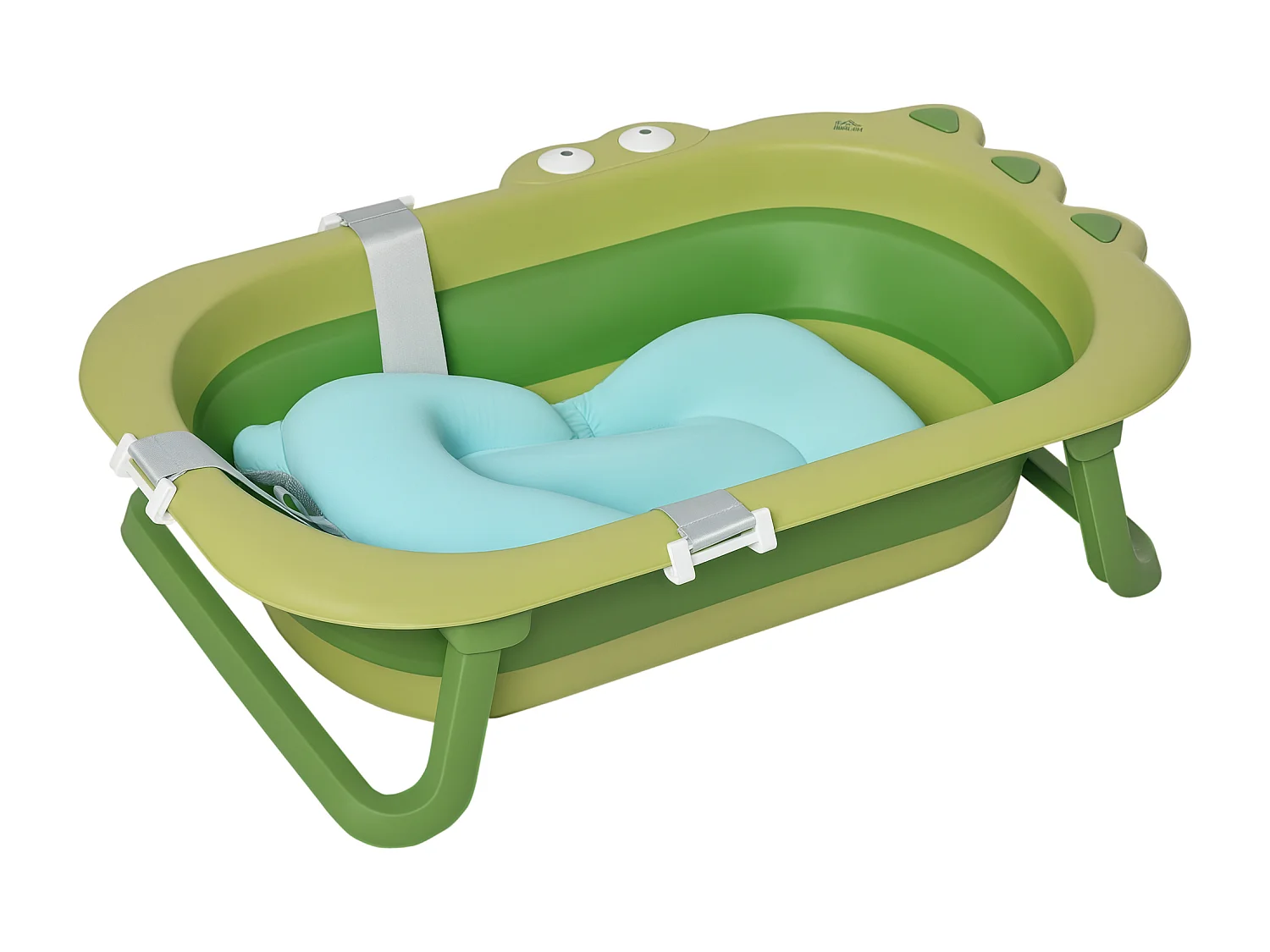 Vaschetta bagnetto pieghevole bambini 0-3 anni con cuscino