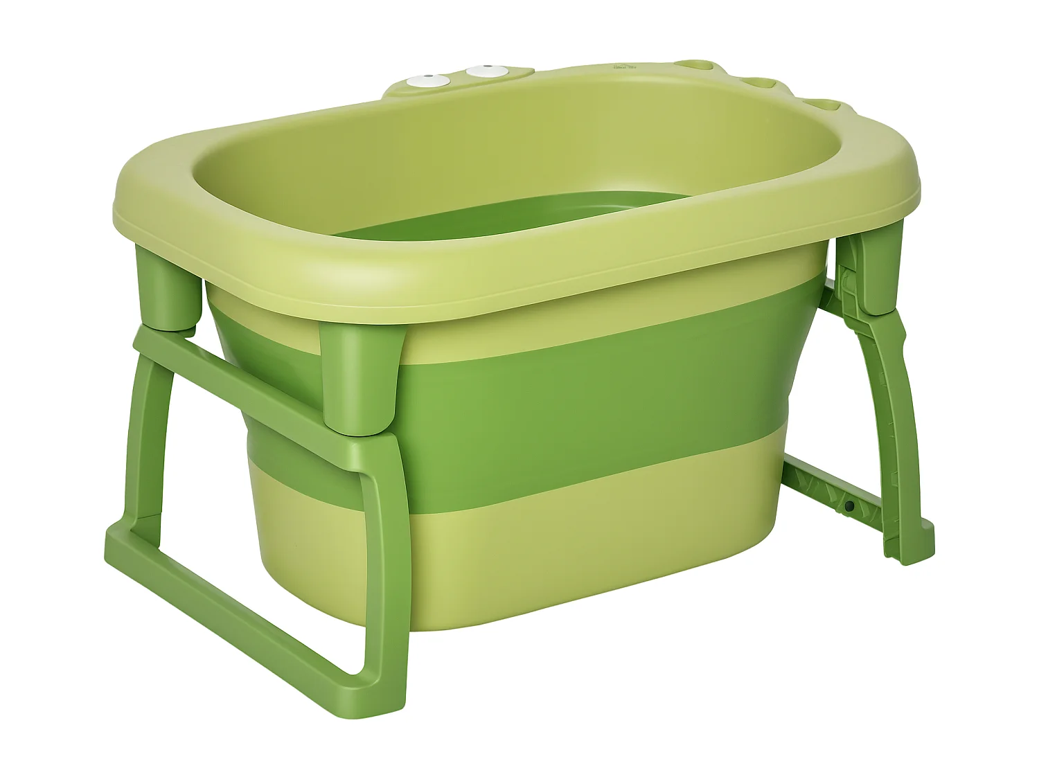 Vaschetta bagnetto pieghevole per bambini 0-6 anni verde