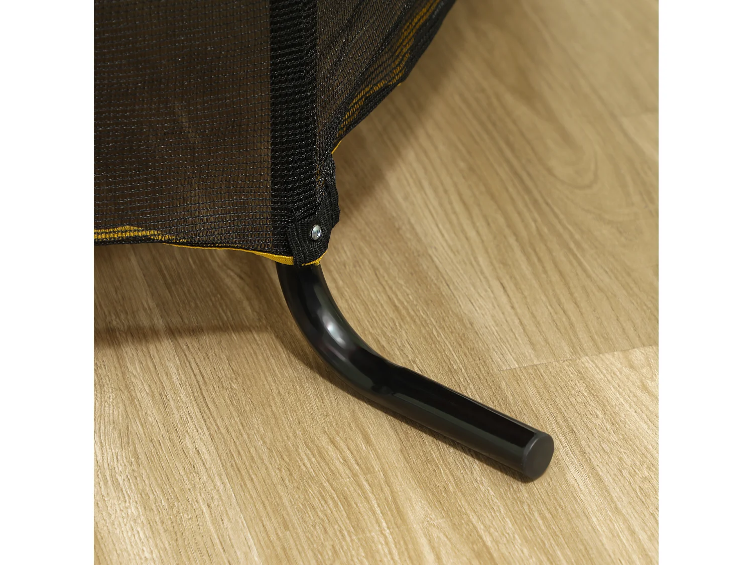 Trampolino elastico per bambini con rete di sicurezza blu