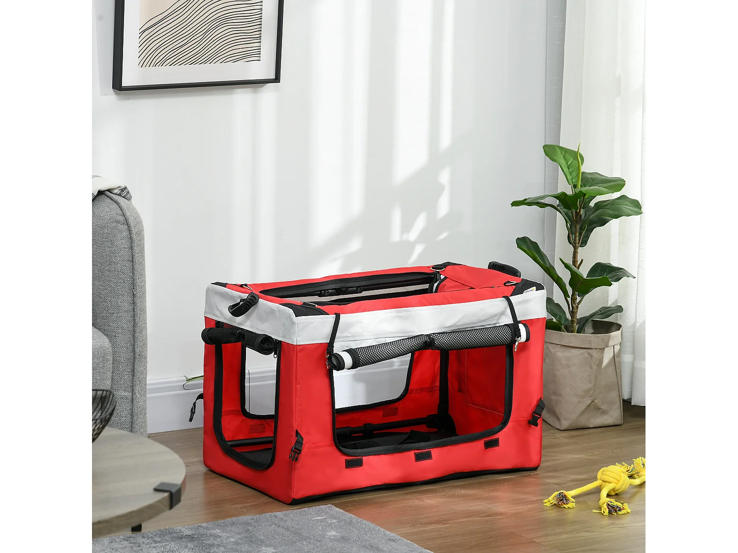 Passeggino per cani taglia piccola e mini con guinzagli e custodia