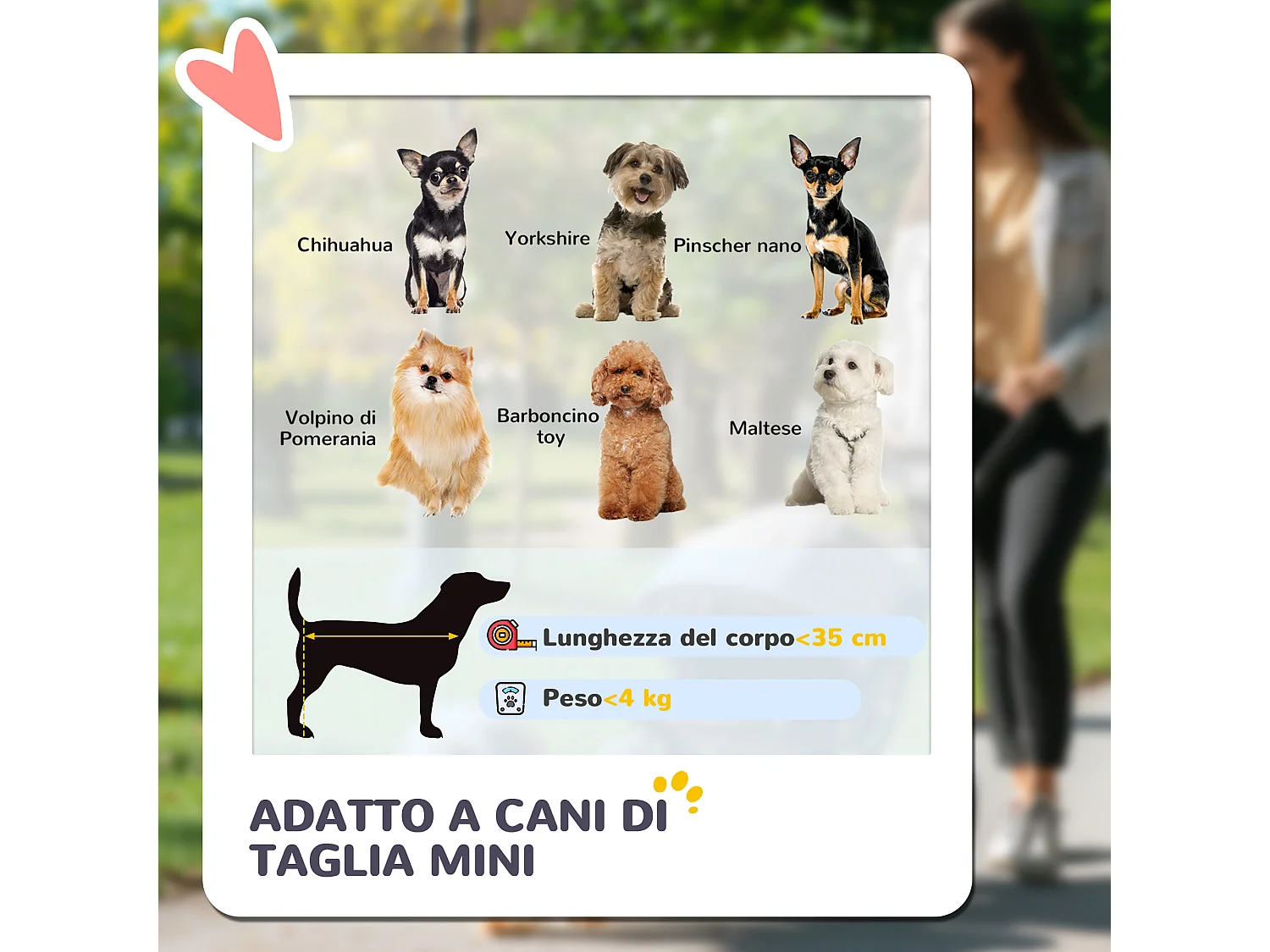 Passeggino per cani 3 in 1 pieghevole con trasportino e cestino blu